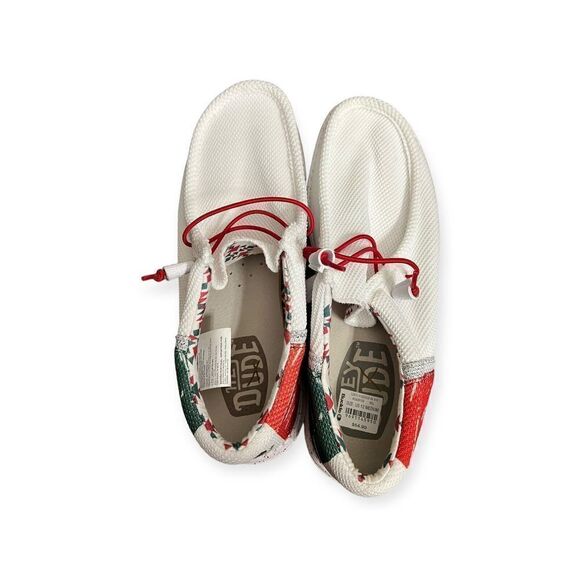 HEY DUDE | White Wally Funk Break Hola Mens Size 12 Mexico Brand New Very Rare - Picture 1 of 9